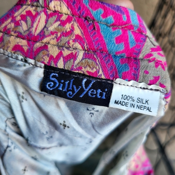 Silly Yeti Silk Ruffle Skirt - Picture 4 of 5